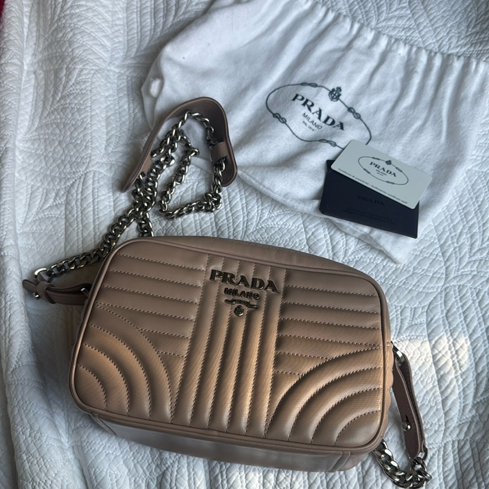 Prada Diagramme Crossbody Bag